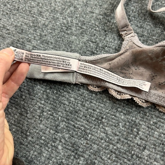 VICTORIA’S SECRET Women’s Dream Angels Lined Demi Grey/Beige w/lace size: 32DD - Picture 6 of 6